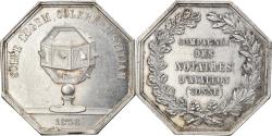 World Coins - France, Token, Notaires de l'Arrondissement d'Avallon, Yonne, 1858,