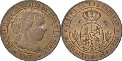 World Coins - Coin, Spain, Isabel II, 1/2 Centimo, 1867, Barcelone, , Copper