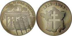 World Coins - France, Medal, Seconde Guerre Mondiale, Berlin, 1945, , Copper-nickel