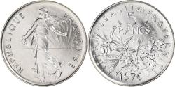 World Coins - Coin, France, Semeuse, 5 Francs, 1976, Paris, FDC, , Nickel Clad