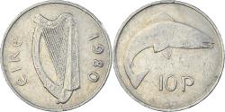 World Coins - Coin, Ireland, 10 Pence, 1980