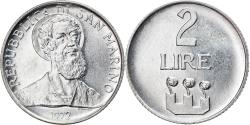 World Coins - Coin, San Marino, 2 Lire, 1972, Rome, , Aluminum, KM:15