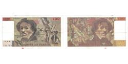 World Coins - France, 100 Francs, Delacroix, 1993, EF(40-45), Fayette:69bis.08, KM:154g