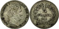World Coins - Coin, France, Louis-Philippe, 1/4 Franc, 1835, Paris, , Silver