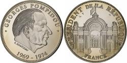 World Coins - France, Medal, Georges Pompidou, Président de la République Française