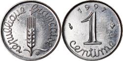 World Coins - Coin, France, Épi, Centime, 1997, Paris, , Stainless Steel, KM:928