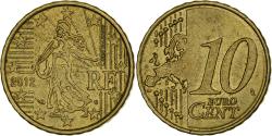 World Coins - France, 10 Euro Cent, 2012, Paris, Brass, , KM:1410