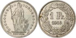 World Coins - Coin, Switzerland, Franc, 1945, Bern, , Silver, KM:24
