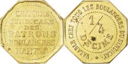 World Coins - Coin, France, 1/4 Decime, , Brass, Elie:25.2