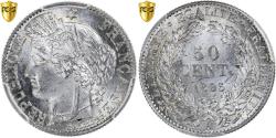 World Coins - France, 50 Centimes, Cérès, 1895, Paris, Silver, PCGS, MS(65-70)
