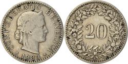 World Coins - Coin, Switzerland, 20 Rappen, 1883, Bern, , Nickel, KM:29