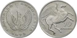 World Coins - Greece, 10 Drachmai, 1973, Copper-nickel, , KM:110