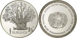 World Coins - France, Medal, Nations Unies, Burundi, Silver,