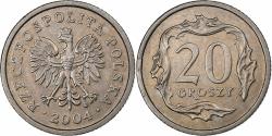 World Coins - Poland, 20 Groszy, 2004, Warsaw, Copper-nickel, , KM:280