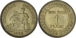 World Coins - Coin, France, Chambre de commerce, Franc, 1922, Paris,