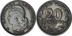 World Coins - Argentina, 20 Centavos, 1939