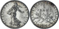 World Coins - Coin, France, Semeuse, Franc, 1911, Paris, , Silver, KM:844.1