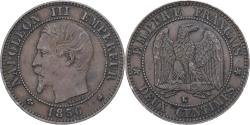 World Coins - France, Napoleon III, 2 Centimes, 1856, Bordeaux, Bronze, , Gadoury:103