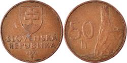 World Coins - Coin, Slovakia, 50 Haleru, 2002