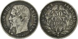 World Coins - Coin, France, Napoleon III, Napoléon III, 50 Centimes, 1860, Paris,