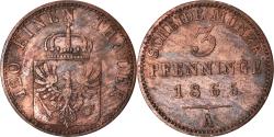 World Coins - Coin, German States, PRUSSIA, Wilhelm I, 3 Pfennig, 1865, Berlin,