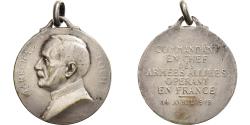 World Coins - France, Medal, Maréchal Foch, Commandant des Armées, Silvered bronze