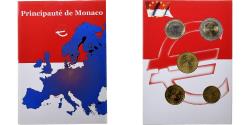 World Coins - Monaco, Coffret 10 c. - 2 Euro, série FDC, 2002, MDP,