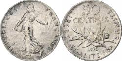 World Coins - France, 50 Centimes, Semeuse, 1898, Paris, Silver, , Gadoury:420