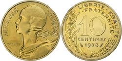 World Coins - France, 10 Centimes, Marianne, 1978, MDP, série FDC, Bronze-Aluminium