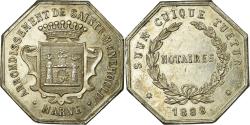 World Coins - France, Token, Notaires de l'Arrondissement de Sainte-Menehould, Marne, 1888