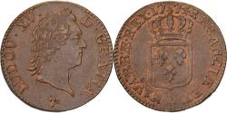 World Coins - France, Louis XV, Sol à la vieille tête, 1774, La Rochelle, Copper,