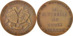 World Coins - France, Medal, French Fifth Republic, Politics, Society, War, , Bronze