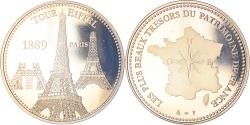 World Coins - France, Medal, Paris - La Tour Eiffel, Patrimoine, , Copper-nickel