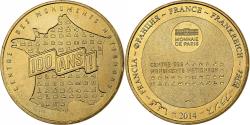 World Coins - France, Token, Paris - Centre des monuments nationaux - 100 ans, 2014