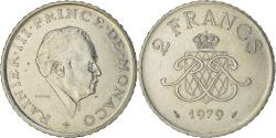 World Coins - Coin, Monaco, Rainier III, 2 Francs, 1979, , Nickel, KM:157, Gadoury:MC
