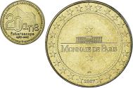World Coins - France, Token, Touristic token, 86/ Futuroscope - 20 ans, Arts & Culture, 2007