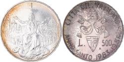 World Coins - Coin, VATICAN CITY, John Paul II, 500 Lire, 1983, Roma, FDC, , Silver