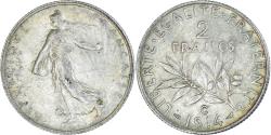 World Coins - Coin, France, Semeuse, 2 Francs, 1914, Castelsarrasin, , Silver
