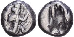 Ancient Coins - Achaemenid Empire, Time of Darios I to Xerxes II, Siglos, ca. 485-420 BC