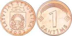 World Coins - Coin, Latvia, Santims, 2003, , Copper Clad Steel, KM:15