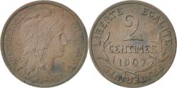 World Coins - Coin, France, Dupuis, 2 Centimes, 1907, , Bronze, KM:841, Gadoury:107