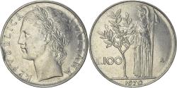 World Coins - Coin, Italy, 100 Lire, 1970, Rome, , Stainless Steel, KM:96.1