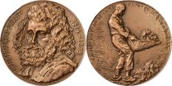 World Coins - France, Medal, Jean-François Millet, n.d., Bronze, Dropsy,