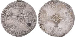 World Coins - Coin, Spanish Netherlands, Philip II, 1/20 Ecu, 1590, Tournai, , Silver