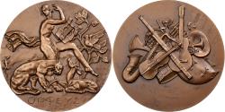 World Coins - France, Medal, Musique, Orphée Charmant les Animaux, Bronze, Delamarre,