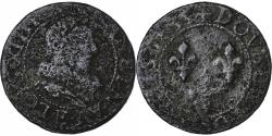World Coins - France, Louis XIII, Double Tournois, Copper, , Gadoury:9a