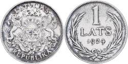 World Coins - Latvia, Lats, 1924, Silver, , KM:7