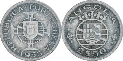 World Coins - Coin, Angola, 2-1/2 Escudos, 1953