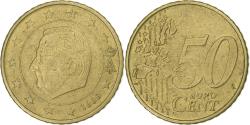 World Coins - Belgium, 50 Euro Cent, 1999, , Brass, KM:229
