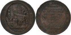 World Coins - France, Monneron de 5 Sols, 1792 / AN 4, Birmingham, Bronze,